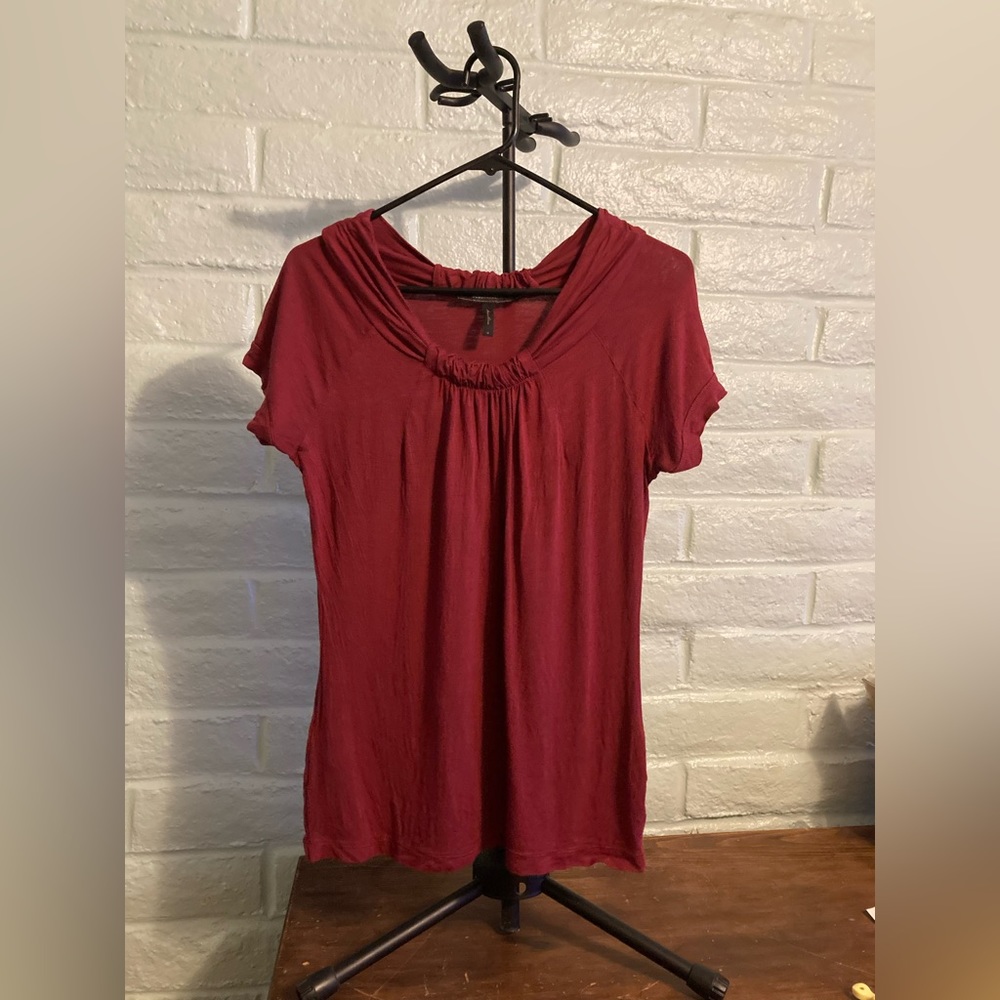 BCBGMaxAzria‎ Burgundy colored Blouse Size Medium